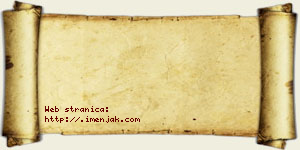 Danica Krnjinac vizit kartica